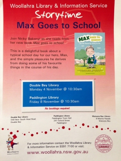 Storytimes of Max Goes To School Storytimes of Max Goes To School